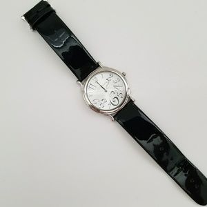 Betsey Johnson Patent leather watch